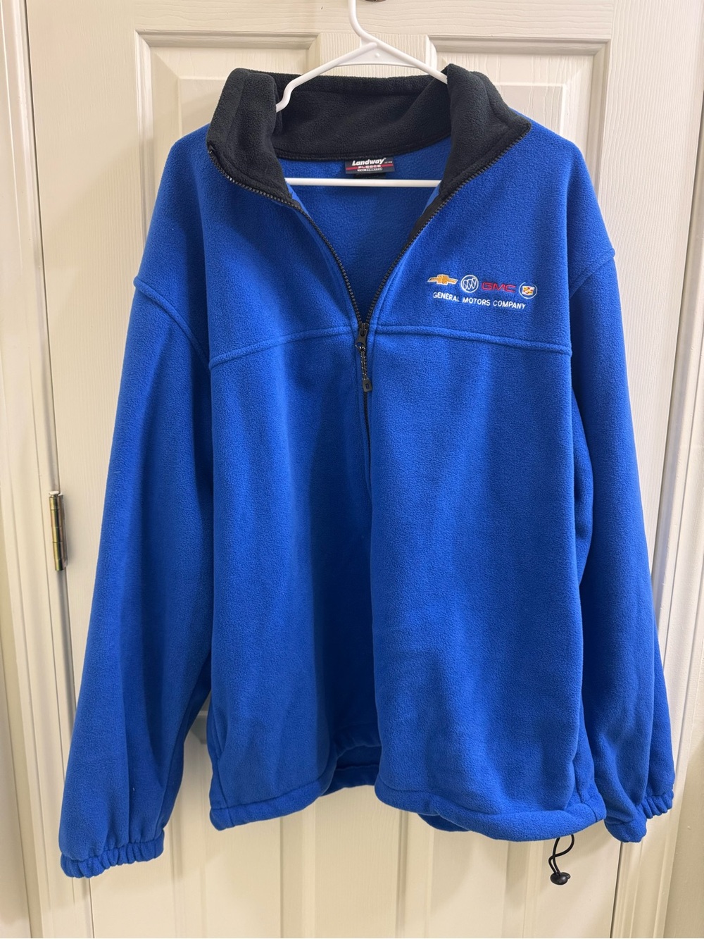 Lands' End Men’s ' Royal Blue Fleece Jacket - GM Logos